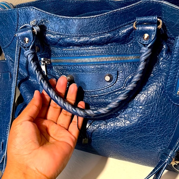 Balenciaga Blue Crossbody Bag - Picture 2 of 12